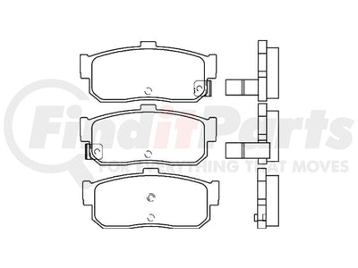 BRAKE PAD SET DISC BRAKE