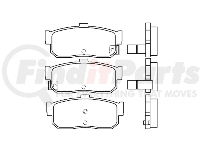 BRAKE PAD SET DISC BRAKE