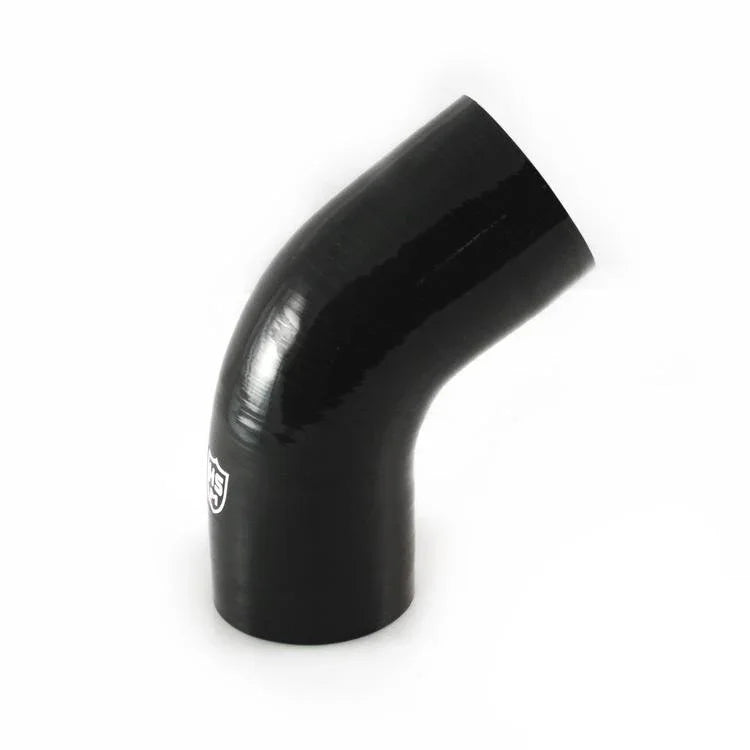 ~(1 lbs. 6X6X4)~ 3in X 3in Silicone 60DEG Elbow Hose (Black 5 Ply)