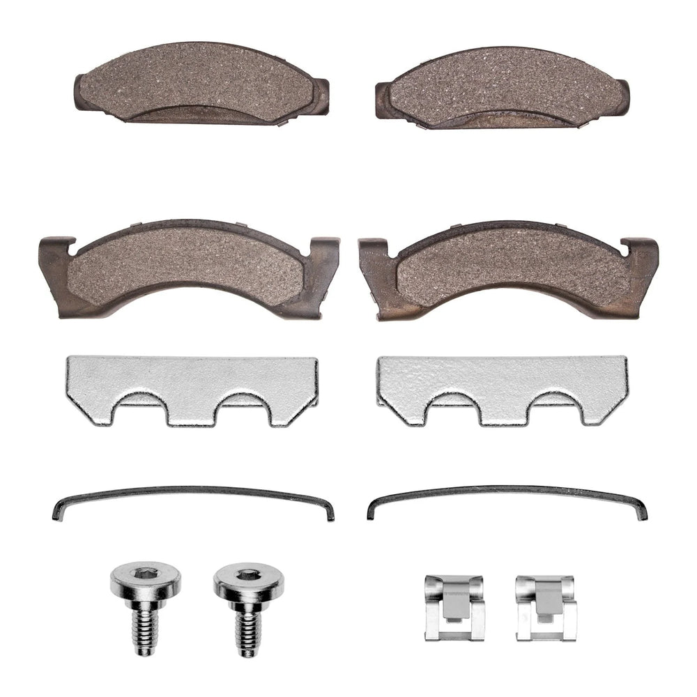 R1 05-12 Acura Rl Rear Semi Met Brake Pads and Hardware Kit