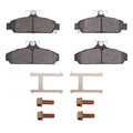 DFC 84-87 Chevrolet Corvette Front 4000 HybriDynamic Brake Pads and Hardware Kit