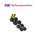 Prothane 88-00 Honda Civic Front Shock Bushings - Black