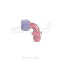 #10 90 Deg Fem Swivel to Male Flare Adapter