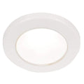 WHITE SCREW MOUNT - WHITE PLASTIC B
