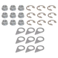 4 CYL 10MM1.25 HDR NUT KIT