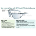 3M VIRTUA PROTECTIVE EYEWEAR AP
