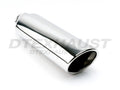 ROLLED ANGLE DOUBLE LAYER SS EXHAUST TIP 2.25IN ID / 3.75INX3.25IN OD