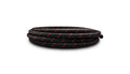 Vibrant Performance - 11986R - 5ft Roll of Black Red Nylon Braided Flex Hose; AN Size: -6; Hose ID 0.34 in.