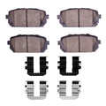 R1 07-12 Kia Rondo (Usa) Rear Semi Met Brake Pads and Hardware Kit
