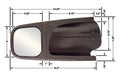9296 FORD TOWING MIRROR (DRIV)