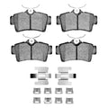 DFC 94-04 Ford Mustang Rear 4000 HybriDynamic Brake Pads and Hardware Kit