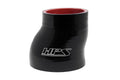 HPS Performance 2.38 - 3 ID 3 Long High Temp 4-ply Reinforced Silicone Offset Reducer Coupler Hose Black (60mm - 76mm ID 76mm Length)