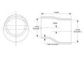 HPS Performance 2.38 - 3 ID 3 Long High Temp 4-ply Reinforced Silicone Offset Reducer Coupler Hose Black (60mm - 76mm ID 76mm Length)