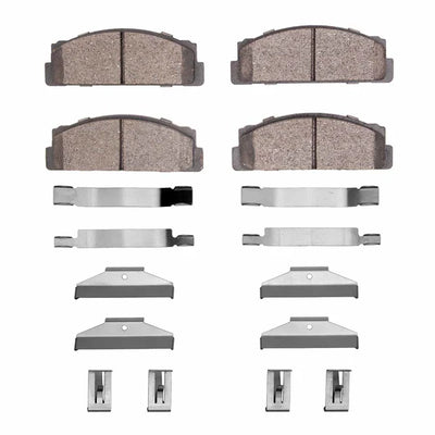 R1 70-74 Toyota Corolla (Us/Canada) Front Ceramic Brake Pads and Hardware Kit
