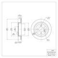 DFC 02-15 Mini Cooper Clubman Rear Brake Rotor