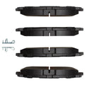 DFC 04-09 Toyota Highlander Hybrid Front 4000 Hybridynamic Brake Pads