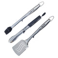 3 PIECE STAINLESS STEEL GRILL SET