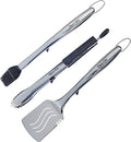 3 PIECE STAINLESS STEEL GRILL SET