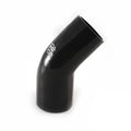 ~(1 lbs. 6X6X4)~ 3in X 2.75in Silicone 45DEG Elbow Hose (Black 5 Ply)