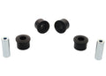 Control arm - lower inner bushing 4 Bushings 2 Tubes Grease