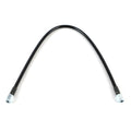 Fragola -3AN Black Covered Assembly Straight x Straight 18in