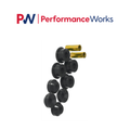 Prothane 88-00 Honda Civic Front Shock Bushings - Red