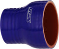 HPS Performance 2 - 2.75 ID 3 Long High Temp 4-ply Reinforced Silicone Reducer Coupler Hose Blue (51mm - 70mm ID 76mm Length)