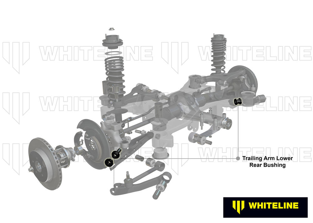 Whiteline 01-06 Mitsubishi Montero / Pajero NM/NP Trailing Arm Lower Rear Bushing