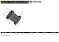 Whiteline 01-06 Mitsubishi Montero / Pajero NM/NP Trailing Arm Lower Rear Bushing