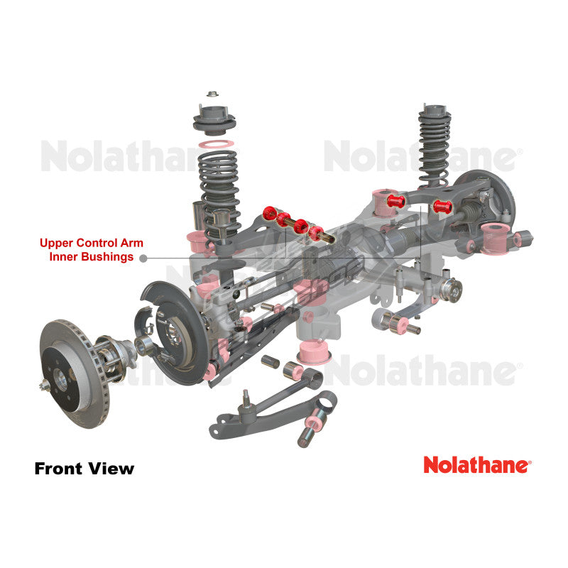 Control arm - upper inner bushing 8 Bushings 4 Tubes Install Guide Grease