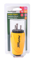 STRAIGHT ADAPTER PARK POWER 30A MALE LOCKING TO 15/20A FEMALE STRAIGHT