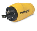 STRAIGHT ADAPTER PARK POWER 30A MALE LOCKING TO 15/20A FEMALE STRAIGHT