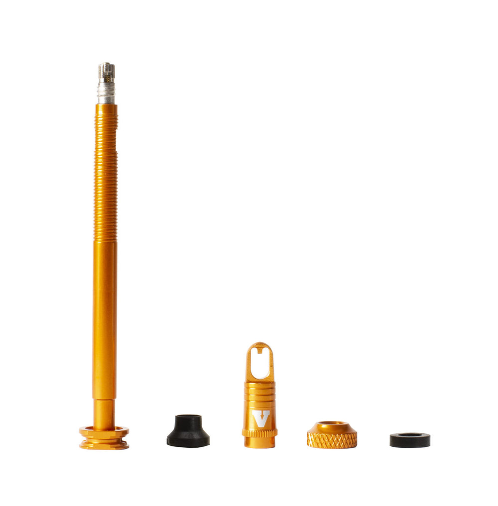TLC TUBELESS VALVES 80MM ORANGE