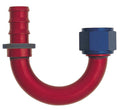 #6 180 Deg Push-On Hose End