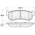 POSI-QUIET SEMI-METALLIC BRAKE PADS