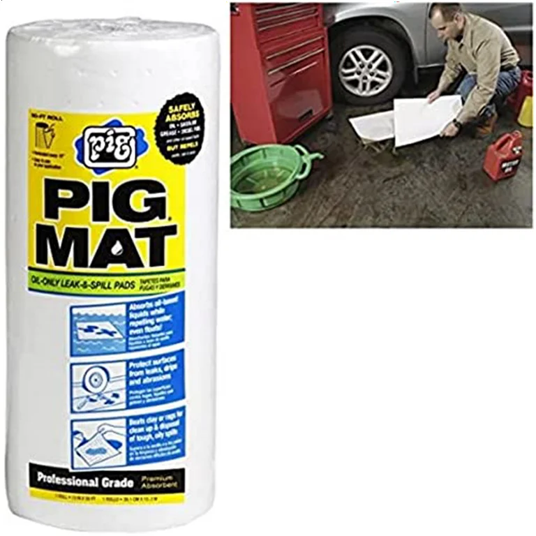 PIG WATERREPELLENT OILABSORBENT LIGHTWEIGHT MAT ROLL 15INX50FT ROLL