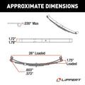 4LEAF DOUBLE EYE SPRING 1750LB 26IN 25.25IN 1.5IN 7242