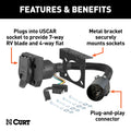 ~(4.8 lbs. 7X2X2)~ Dual-Output 7 and  4-Way Connector (Plugs into USCAR)