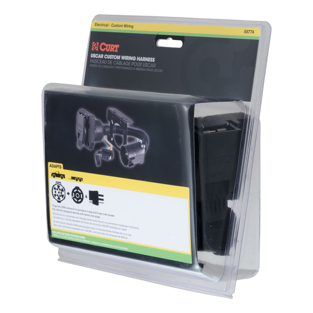 ~(4.8 lbs. 7X2X2)~ Dual-Output 7 and  4-Way Connector (Plugs into USCAR)