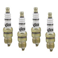 HP Copper Spark Plug Shorty 14MM Thread .460 In Reach Heat Range 6 Tapered Seat 4 Pack ACCEL