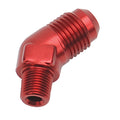 Russell Performance -12 AN to 3/4in NPT 45 Degree Flare to Pipe Adapter