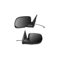 LH DOOR MIRROR PWR NONHTD TEXT W/GLOSS BLK COVER (P) FLDG SILVERADO/SIERRA 9 902