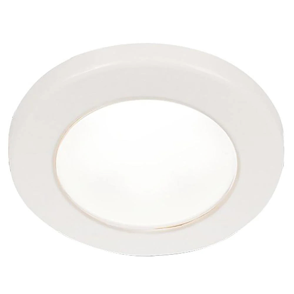 WHITE SCREW MOUNT - WHITE PLASTIC B