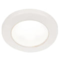 WHITE SCREW MOUNT - WHITE PLASTIC B
