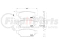BRAKE PAD SET DISC BRAKE 8DB