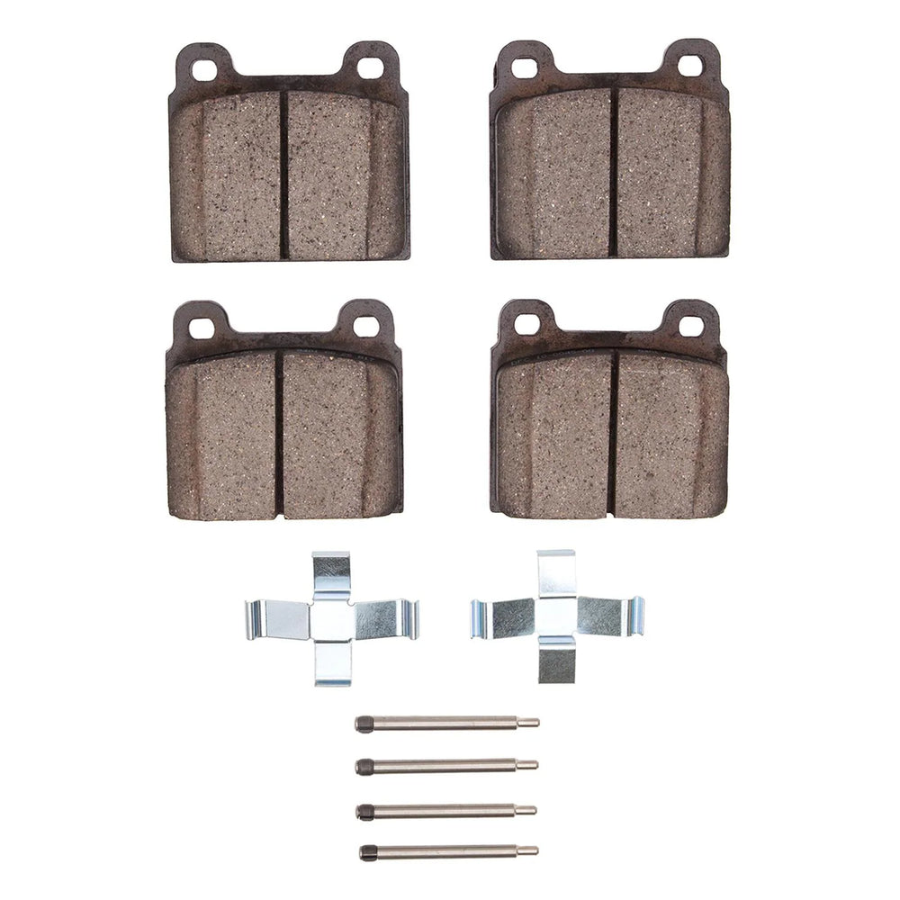 R1 63-76 Mercedes-Benz 280Se Front Semi Met Brake Pads and Hardware Kit