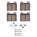 R1 63-76 Mercedes-Benz 280Se Front Semi Met Brake Pads and Hardware Kit