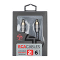 2 CHANNEL 6 FT RCA CABLE
