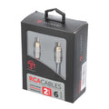 2 CHANNEL 6 FT RCA CABLE