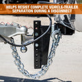 SAFETY CHAIN3/8INX42IN 15K LBS W/CLEVIS